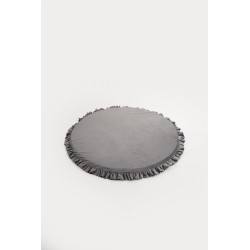 Tapis d'éveil Montessori enfant à volants en mousse - Gris — photo 2