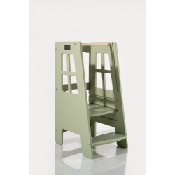 Tour d'apprentissage Montessori en bois - Olive — photo 2