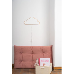 Veilleuse nuage enfant en bois - Lampe murale décorative