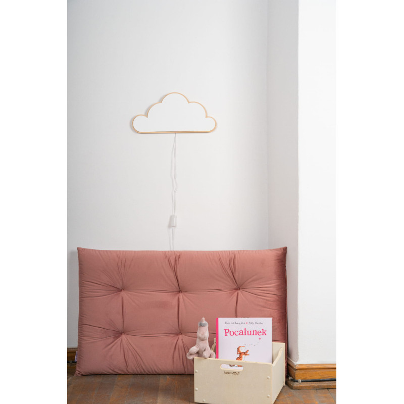 Veilleuse nuage enfant en bois - Lampe murale décorative