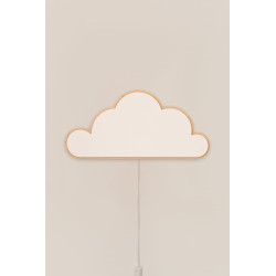 Veilleuse nuage enfant en bois - Lampe murale décorative — photo 2