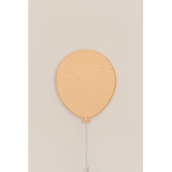 Veilleuse ballon en bois pour enfant - naturel — photo 2