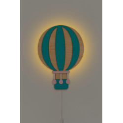Veilleuse montgolfière en bois pour chambre d'enfant — photo 3