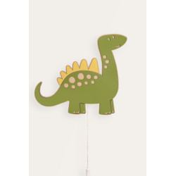 Veilleuse dinosaure enfant en bois - Lampe de chevet Montessori — photo 3