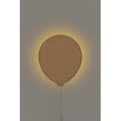 Veilleuse ballon en bois pour enfant - naturel — photo 3