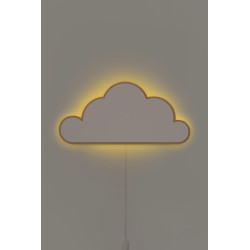 Veilleuse nuage enfant en bois - Lampe murale décorative — photo 4