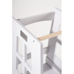 Tour d'observation Montessori en bois pour cuisine - Gris clair — photo 4