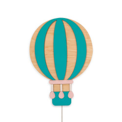 Veilleuse montgolfière en bois pour chambre d'enfant — photo 5
