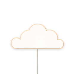 Veilleuse nuage enfant en bois - Lampe murale décorative — photo 5