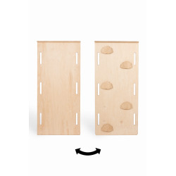 Glissière d'escalade Montessori en bois pour Culbuto XXL - Naturel