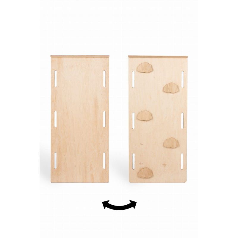 Glissière d'escalade Montessori en bois pour Culbuto XXL - Naturel