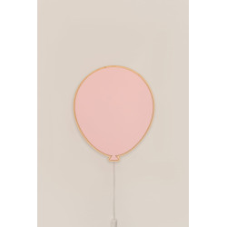 Veilleuse ballon en bois pour chambre d'enfant - Rose — photo 2