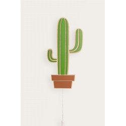 Veilleuse cactus enfant en bois - Lampe de chevet Montessori — photo 2