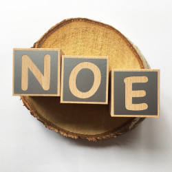 Cubos de madera con nombre - Letras plateadas - Foto 2