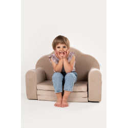 Fauteuil enfant Montessori convertible en mousse - Beige — photo 4