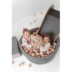 Glissière Montessori pour piscine à balles - Grise