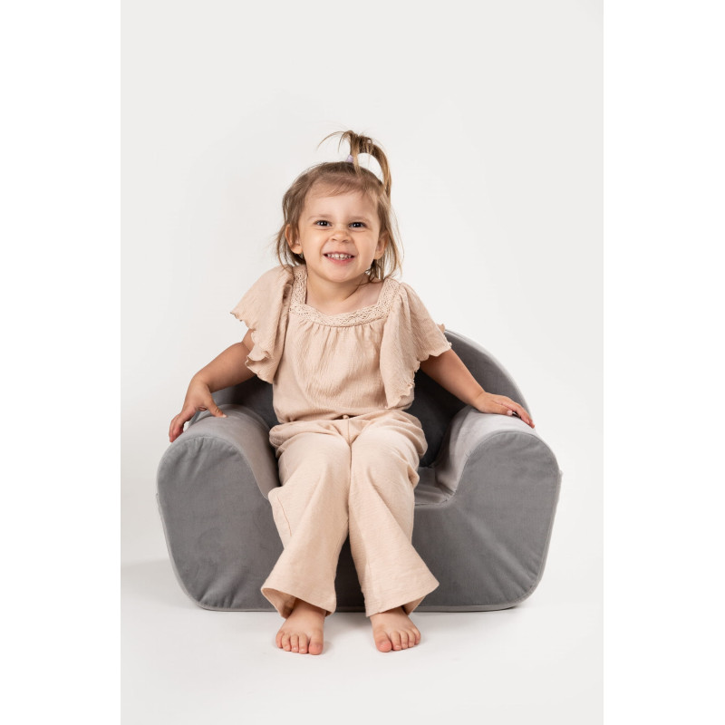 Siège en mousse enfant - Gris
