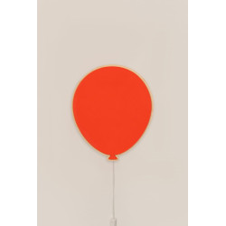 Veilleuse ballon en bois pour chambre d'enfant - Rouge — photo 2