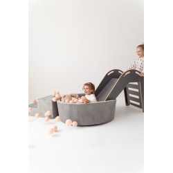 Glissière Montessori pour piscine à balles - Grise — photo 4
