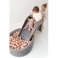 Glissière Montessori pour piscine à balles - Grise — photo 5