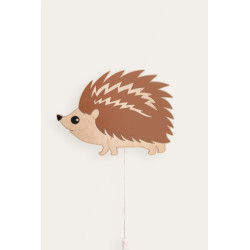 Veilleuse hérisson enfant en bois - Lampe de chevet Montessori — photo 4