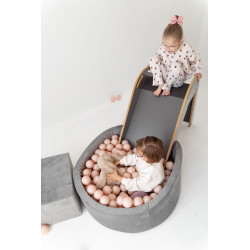 Glissière Montessori pour piscine à balles - Grise — photo 6