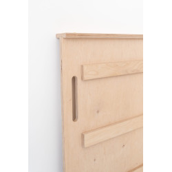 Échelle Montessori en bois naturel pour glissière et mur d'escalade — photo 4