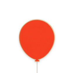 Veilleuse ballon en bois pour chambre d'enfant - Rouge — photo 5