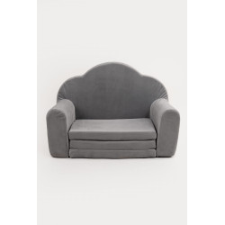 Canapé enfant Montessori convertible en mousse - Gris — photo 5