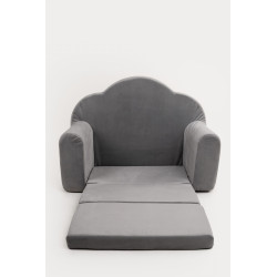 Canapé enfant Montessori convertible en mousse - Gris — photo 6