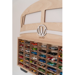 Étagère murale en bois pour petites voitures — photo 2