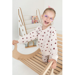 Balançoire Montessori XXL en bois avec glissière nuages — photo 4