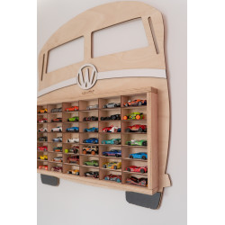 Étagère murale en bois pour petites voitures — photo 4