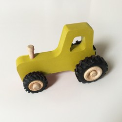 Joseph der kleine Traktor - Gelb - Holzspielzeug - Foto 1