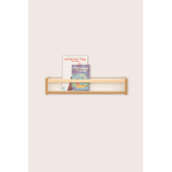 Étagère murale Montessori en bois pour livres d'enfants