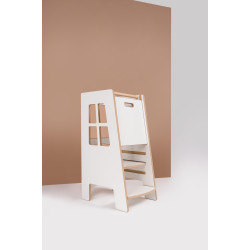 Tour d'apprentissage Montessori en bois extra sûre — photo 3