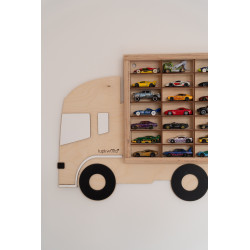 Étagère murale en bois pour petites voitures - Camion — photo 4