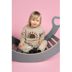 Balançoire Montessori XXL en bois - Gris — photo 5