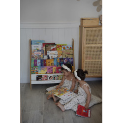 Bibliothèque Montessori en bois enfant – Grande taille — photo 2