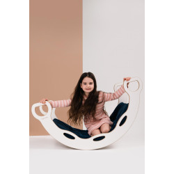 Coussin matelas Montessori enfant pour balançoire XXL - Bleu marine — photo 2