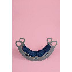 Coussin matelas Montessori enfant pour balançoire XXL - Bleu marine — photo 3