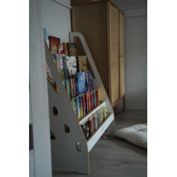 Bibliothèque Montessori en bois enfant – Grande taille — photo 5