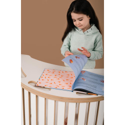 Balançoire Montessori en bois 3-en-1 XXL avec toboggan et plateau — photo 4