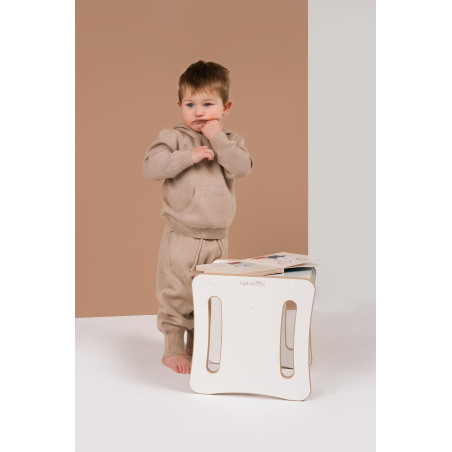 Table et chaise 2-en-1 Montessori en bois enfant