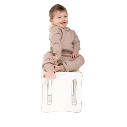 Table et chaise 2-en-1 Montessori en bois enfant — photo 6