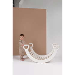 Balançoire Montessori XXL en bois - Naturel — photo 4