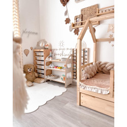 Étagère Montessori MAXI en bois pour chambre d'enfant — photo 3