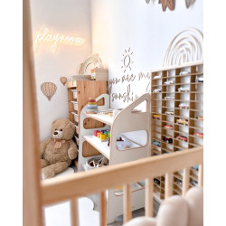 Étagère Montessori MAXI en bois pour chambre d'enfant — photo 4