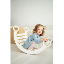 Balançoire Montessori en bois avec poignées - Taille L — photo 2