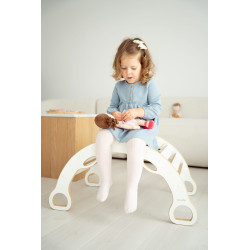 Balançoire Montessori en bois avec poignées - Taille L — photo 3